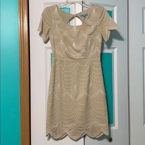 Antonio Melani tan mini dress